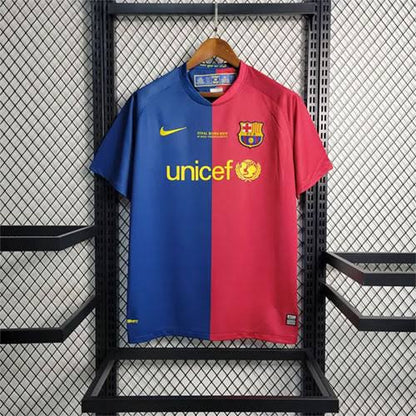 Barcelona 2008/09 Retro “Messi”  - Embroided Logos - Size : M & L - Premium Quality